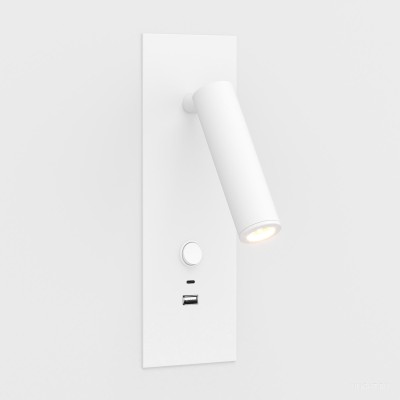 Светильник SP-BED-CHARGE-BUILT-S80x230-3W Warm3000 (WH, 20 deg, 230V, USB-A, USB-C) (Arlight, IP20 Металл, 3 года)