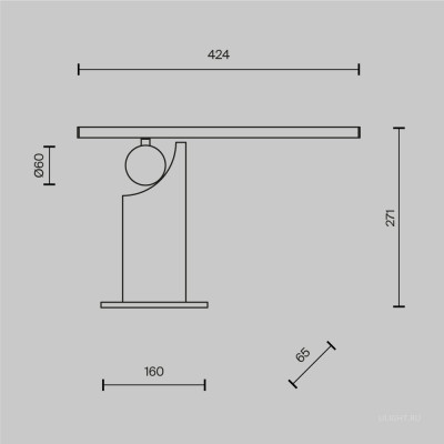 Настольный светильник Maytoni MOD467TL-L9BS3K