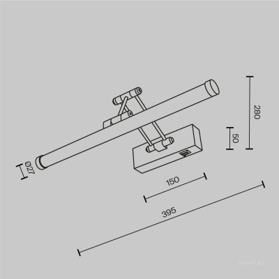 Подсветка Maytoni MIR268WL-L3B3K