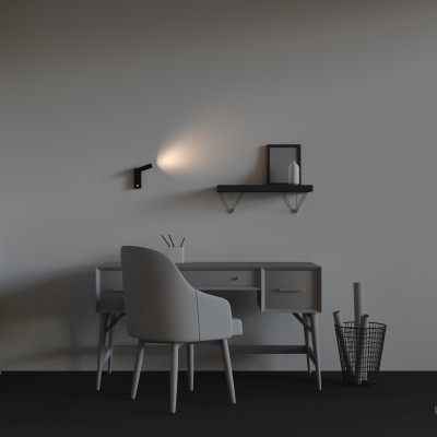 Настенный светильник (бра) Technical C077WL-L3B3K