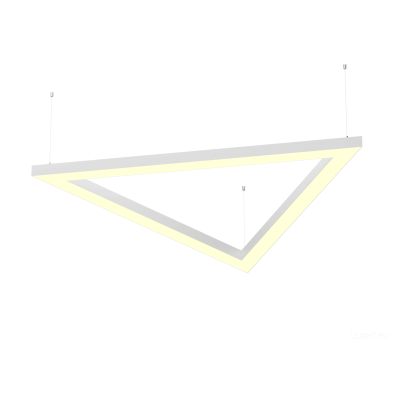 Светильник Треугольник S50 (RAL9003/3x811/LT70 — 3K/52W)