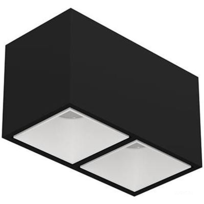 Накладной светодиодный светильник KUBING 2 Black White