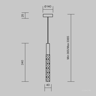 Подвесной светильник Maytoni MOD328PL-L3BS3K
