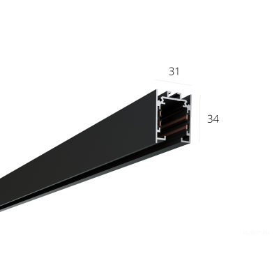 Трек 6063 TR4 RAL9005 — 625мм