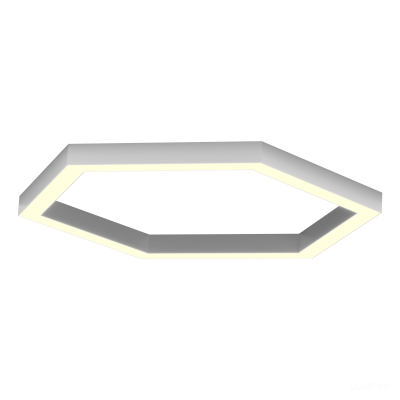 Светильник HOKASU Hexagon S50 (RAL9003/411*6mm/LT70 — 3K/52W)