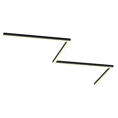 Светильник HOKASU Z S50 (RAL9005/4x1250mm-90/LT70 — 3K/104W)