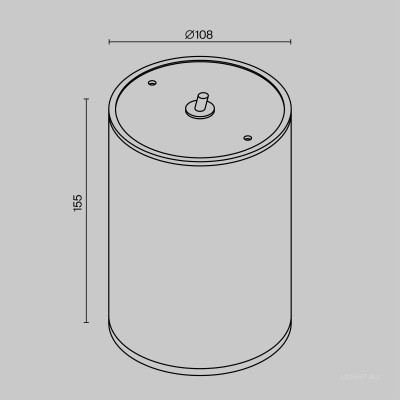 Потолочный светильник Outdoor O306CL-L12GF