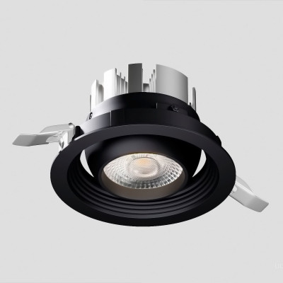 Cветильник HOKASU DOT HS80 IN Spin Prom (RAL9005/60deg — 3K/10-30W/CRI90)