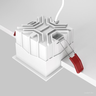 Встраиваемый светильник Technical DL043-01-10W3K-SQ-W-1