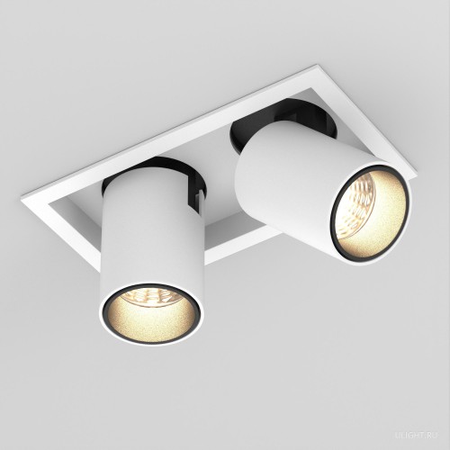 Светильник LTD-PULL-S110x210-2x10W Warm3000 (WH, 24 deg, 230V) (Arlight, IP20 Металл, 5 лет)