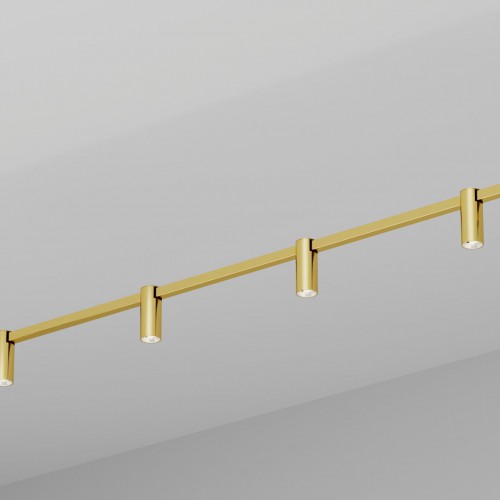 Подвесной светильник HOKASU PL9 (GOLD/2000mm – D55/140mm/4K/40W/38deg)