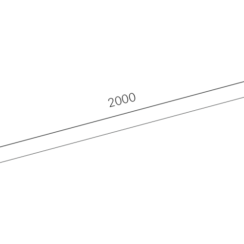 Настенный светильник HOKASU WL1 (ral9005/2000mm — 4K/40W)