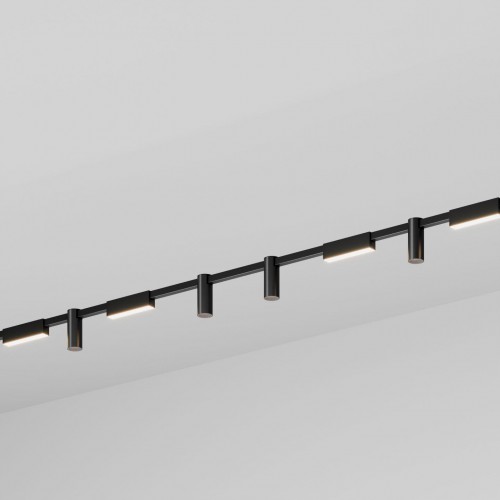 Подвесной светильник HOKASU PL10 (RAL9005/2500mm – 200mm/LT70/120deg – D55/140mm – 4K/64W)