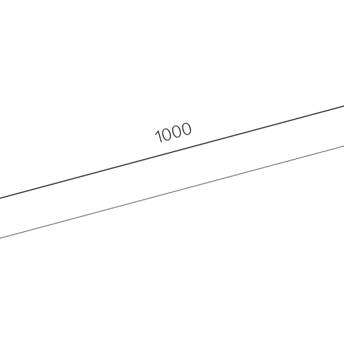 Настенный светильник HOKASU WL1 (ral9005/1000mm — 4K/20W)