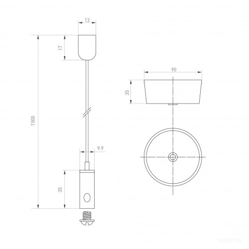 Светильник ALT-LINEAIR-FLAT-UPDOWN-DIM-S2094-1200-40W Warm3000 (BK, 100 deg, 230V) (Arlight, IP20 Металл, 3 года)