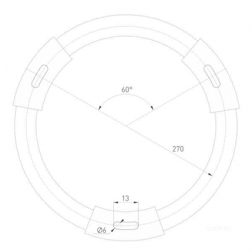 Светильник SP-RONDO-R600-60W Warm3000 (BK, 120 deg, 230V) (Arlight, IP40 Металл, 3 года)