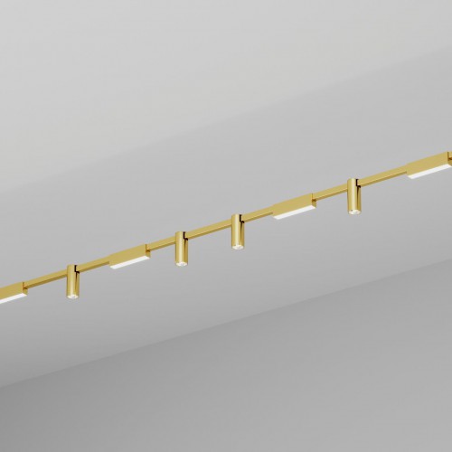 Подвесной светильник HOKASU PL10 (GOLD/3000mm – 200mm/LT70/120deg – D55/140mm – 4K/64W)