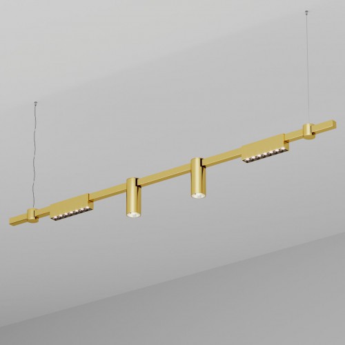 Подвесной светильник HOKASU PL10 (GOLD/1500mm – 190mm/40deg – D55/140mm – 4K/27W)