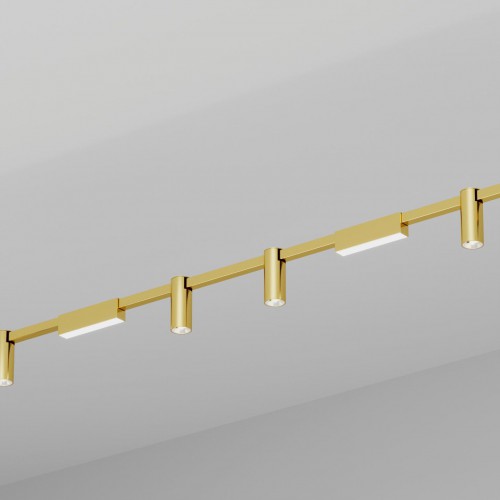 Подвесной светильник HOKASU PL10 (GOLD/2000mm – 200mm/LT70/120deg – D55/140mm – 4K/52W)