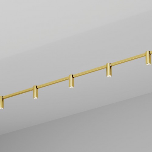 Подвесной светильник HOKASU PL9 (GOLD/2500mm – D55/140mm/4K/50W/38deg)