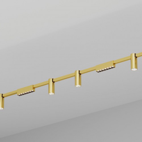 Подвесной светильник HOKASU PL10 (GOLD/2000mm – 190mm/40deg – D55/140mm – 4K/37W)