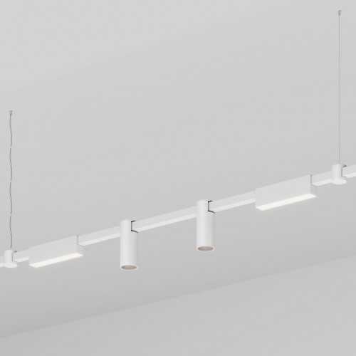 Подвесной светильник HOKASU PL10 (RAL9003/1500mm – 200mm/LT70/120deg – D55/140mm – 4K/32W)
