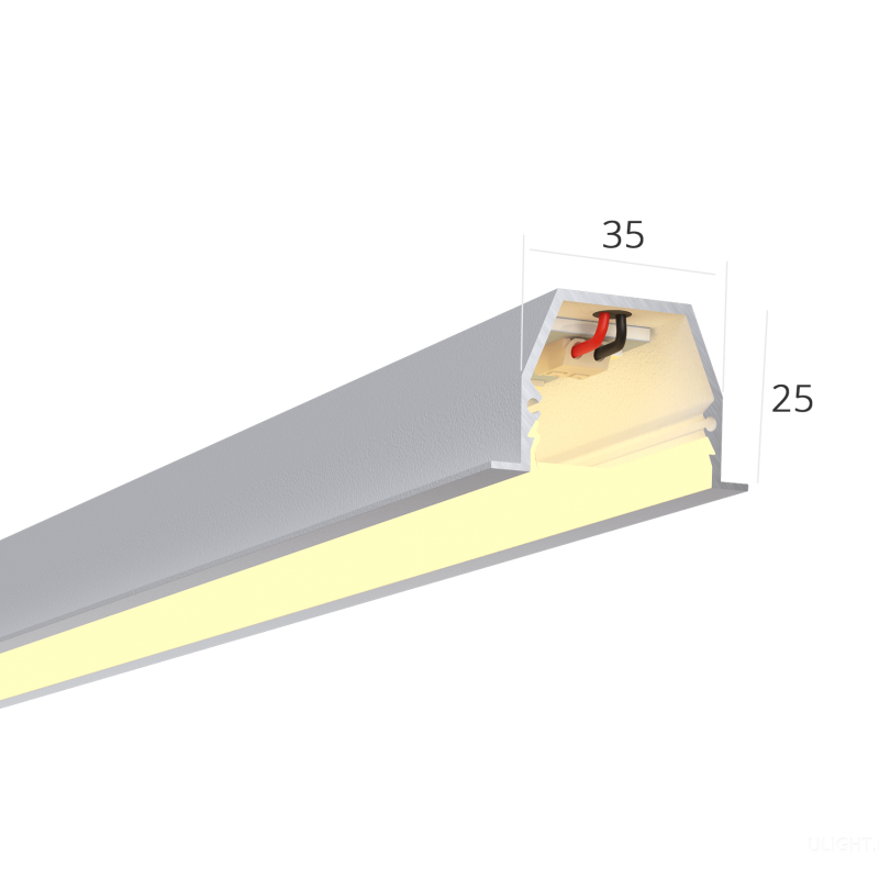 Линейный светильник HOKASU 35/25 IN (RAL9003/625mm/LT70 — 3K/9W)