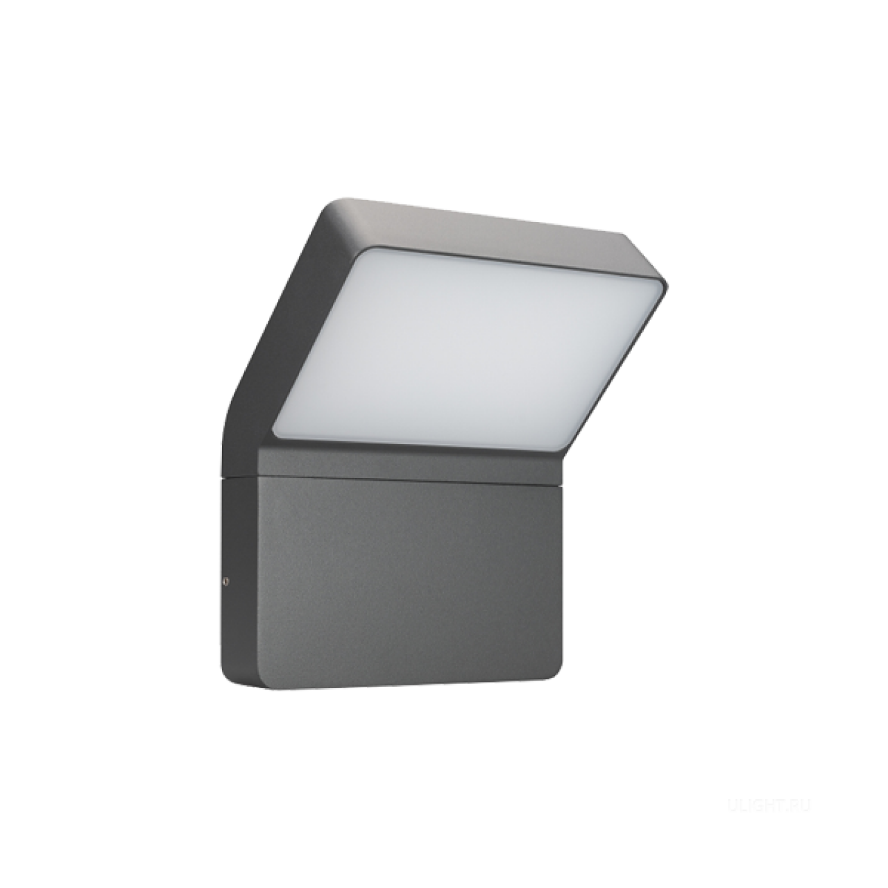 Настенный светильник для подсветки входных групп и фасадов зданий. Влагозащищенный корпус IP65 - серый алюминий, экран из поликарбоната. Питание 220В, мощность 9Вт.