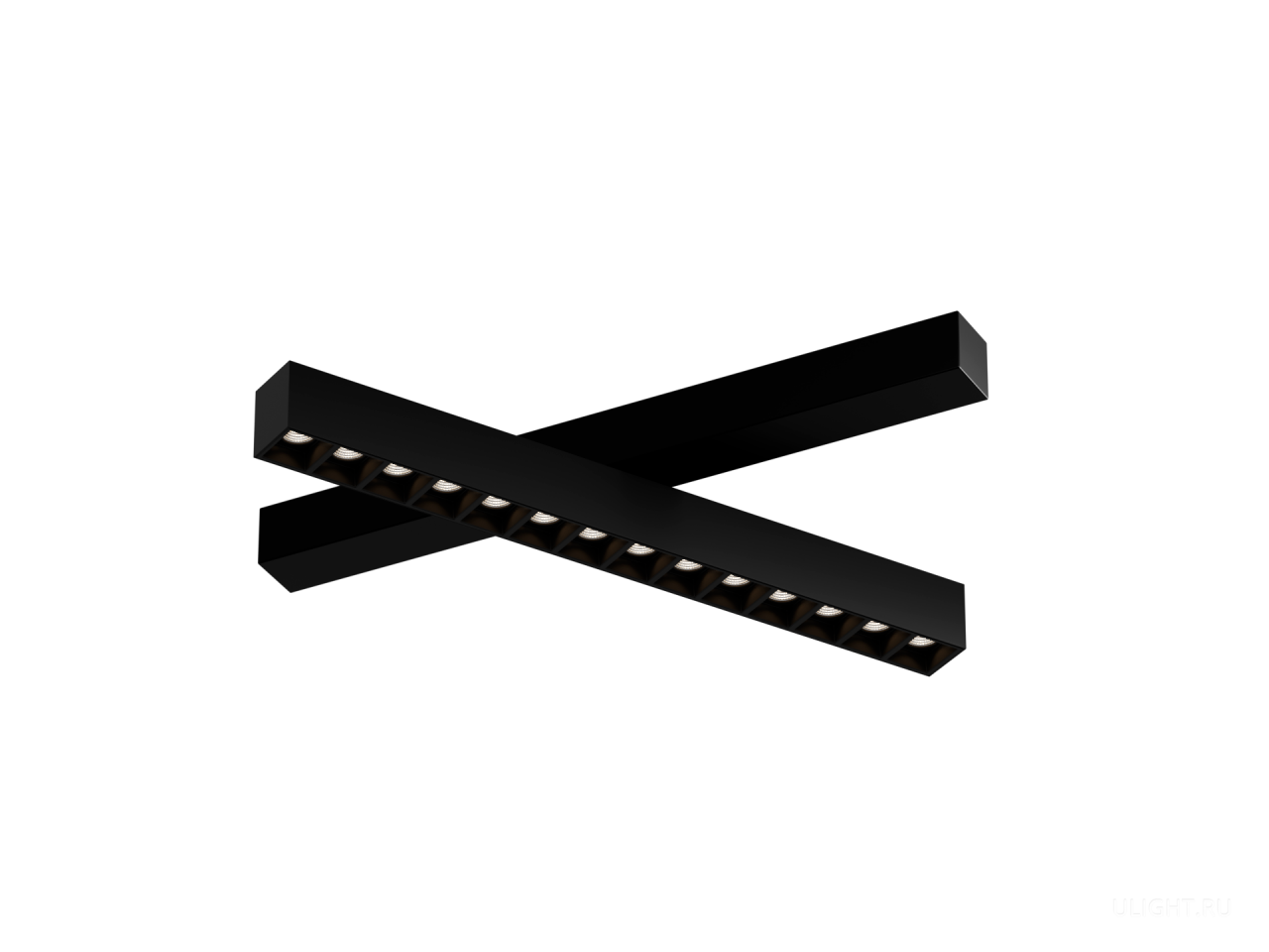 Светильник линейного типа c углами рассеивания: 10°, 40°, 60°. Направленный свет без засветов на потолке. Новые линзы создают равномерное освещение без ореолов и затемнений. Поворотная конструкция позволяет поворачивать светильник на 360°.