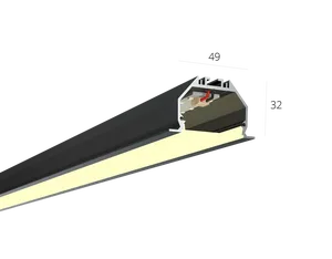 Линейный светильник HOKASU 49/32 IN noPS (Anod/3000mm/LT70 — 3K/66W)