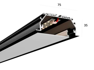 Линейный светильник HOKASU 75/35 IN (RAL9003/1500mm/LT70 — 4K/33W)