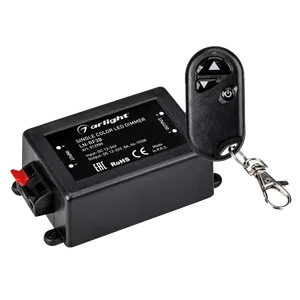 Диммер LN-RF3B (12/24V, 96/192W, ПДУ-брелок 3кн) (Arlight, IP20 Пластик, 1 год)