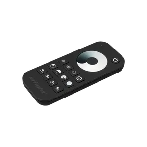 Пульт SMART-R24-DIM Black (1 зона, 2.4G) (Arlight, IP20 Пластик, 5 лет)