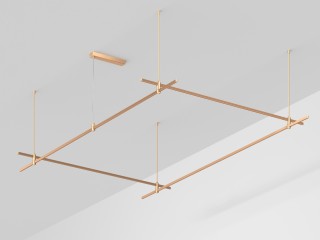 Основание ART-APRIORI-RECTANGLE-ROD-800-3000x2000 (GD) (Arlight, IP20 Металл, 3 года)