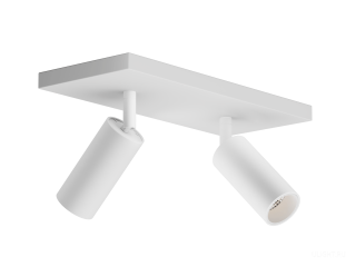 Накладной Светильник HOKASU Tube DUO (40-100/ral9003 – 14w/4090/15deg)