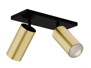 Накладной Светильник HOKASU Tube DUO (85-130/gold – 40w/4090/15deg)