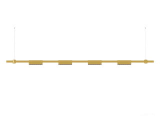 Подвесной светильник HOKASU PL11 (GOLD/2000mm – 190mm/3K/14W/40deg)