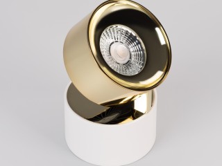 Светильник SP-PLURIO-SURFACE-R77-9W Day4000 (WH-BRS, 36 deg, 230V) (Arlight, IP20 Металл, 3 года)