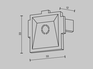 Комплектующие для встраиваемой трековой системы Technical TRA084EC-12W