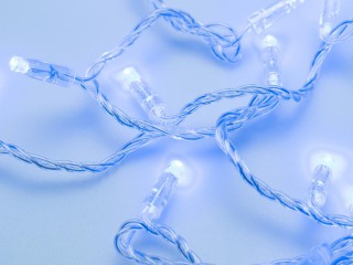 Светодиодная гирлянда ARD-STRING-CLASSIC-10000-CLEAR-100LED-STD BLUE (230V, 7W) (Ardecoled, IP65)