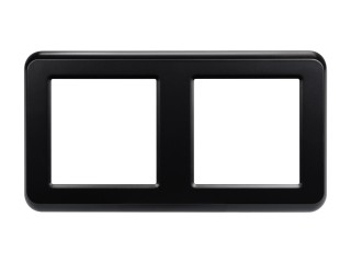 Рамка пластиковая FRM-VERSA-PL-2-BK (Arlight, -)