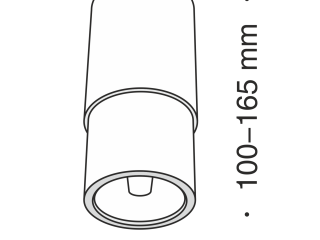 Потолочный светильник Technical C033WL-01B