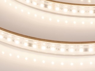 Лента герметичная SPI-PS-A120-12mm 24V Warm3000-PX6-BPT (11 W/m, IP67, 2835, 5m) (Arlight, бегущий огонь)