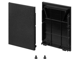 Заглушка LINE-5075-HONEYCOMB BLACK глухая (Arlight, Металл)