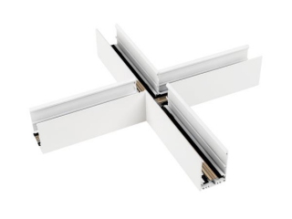 Коннектор крестовой MAG-CON-4563-X90 (WH) (Arlight, IP20 Металл, 5 лет)