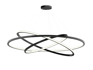 Светильник HOKASU Nimbus (RAL9005/D625-830-1050/LT70 — 4K/94,4W/120deg)
