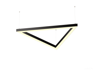 Светильник HOKASU Delta 35/40 (RAL9005/3x632/LT70 — 3K/42W)