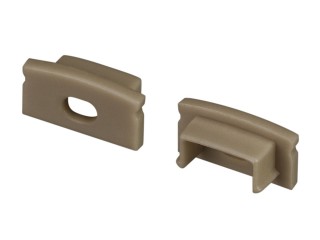 Заглушка LINE-1708 OLIVE GREY с отверстием (Arlight, Пластик)