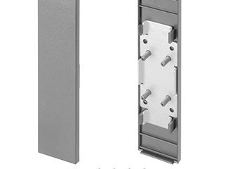 Заглушка SL-LINE-25100-DUAL SILVER глухая (Arlight, Пластик)