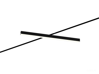 Трековый светильник 6063 5050 TR2 (RAL9005/1000mm/LT70 — 4K/38W)